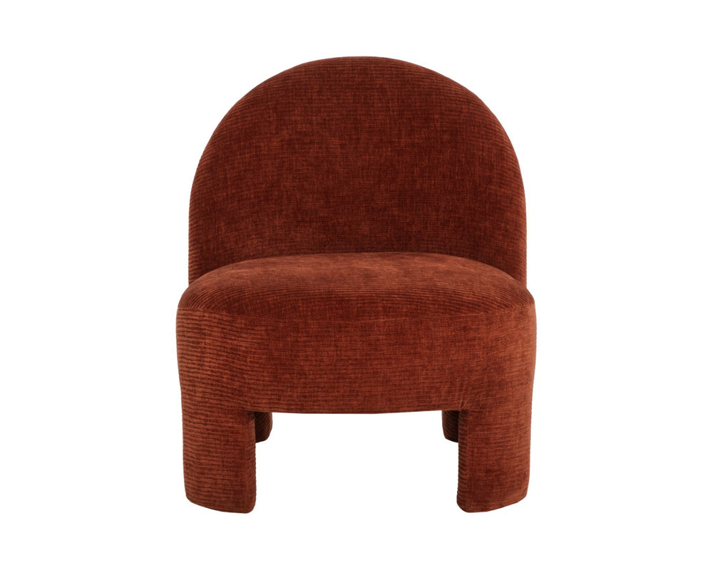 Sunpan MYRTLE Lounge Chair in Opera Spice - Plush Comfort, Modern Design for Stylish Living Spaces & Lounges 112364