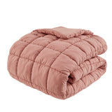 Intelligent Design Dream Puff Casual Down Alternative Comforter Set ID10-2309 Rose