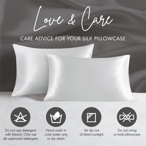 JLA Home Madison Park - 100% Mulberry silk pillowcase 25mm 6A OEKO-TEX hidden zipper for smoother hair, fewer sleep lines, luxe feel 30 L x 20 W x 0.13H MPT21-0127