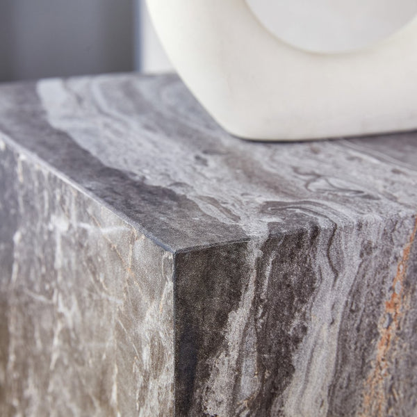 English Elm Elevate Your Living Room With A Modern Mdf Coffee Table In Textured Gray For Stylish Décor W1151P188002