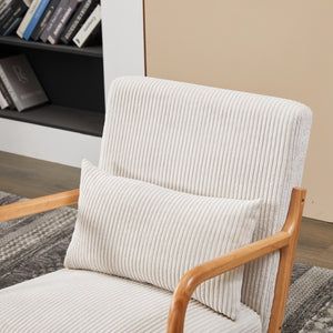 English Elm Mid-Century Modern Accent Chair & Coffee Table Set - Vintage Luxury For Stylish Living Spaces W2989P362773