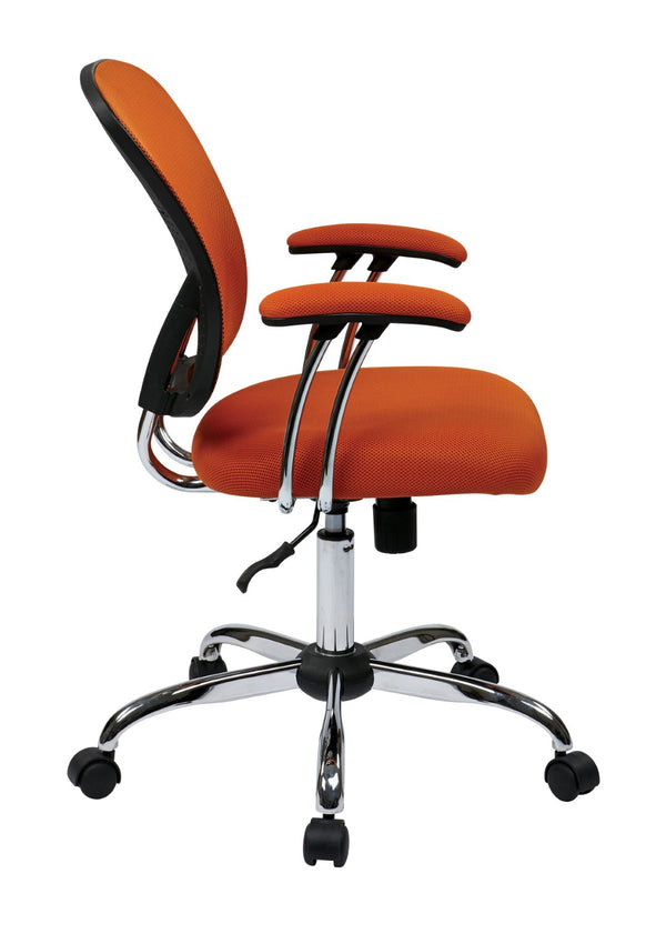 OSP Home Furnishings Juliana Task Chair Orange