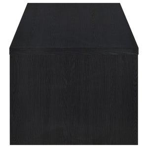 English Elm Fletcher Lacquered High Gloss Coffee Table with Open Shelf for Modern Living Rooms B062P447736