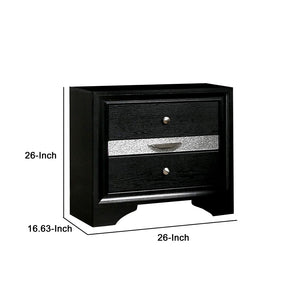 English Elm Nightstand Pearl White Lacquer with Textured Drawers and Clear Acrylic Legs Glam Bedroom B056P416809