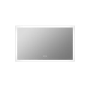 English Elm Aurorium Frameless Led Vanity Mirror with Defogger for Double Bathroom Walls B2731P478353