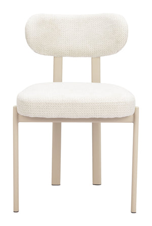 Zuo Modern Aurea Dining Chair Set Of 4 – Modern Light Gray Upholstered Seating For Stylish Hospitality Spaces Gray 100% Polyester,Plywood,Steel 110861-zuo-modern