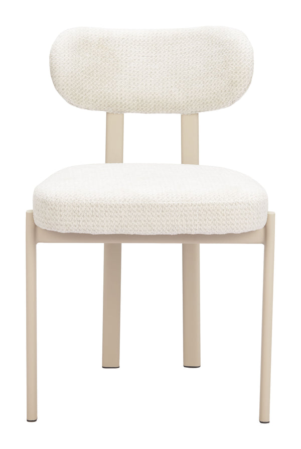 Zuo Modern Aurea Dining Chair Set Of 4 – Modern Light Gray Upholstered Seating For Stylish Hospitality Spaces Gray 100% Polyester,Plywood,Steel 110861-zuo-modern