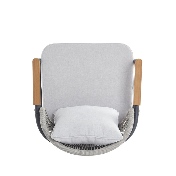 English Elm Christopher Knight Home® - Orla Outdoor Patio Rope Club Chair - Gray Frame & Cushion For Stylish Comfort And Durability N775P224519G