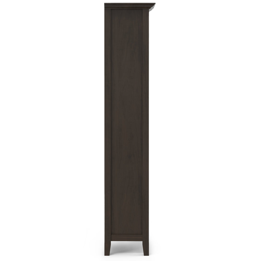 English Elm Amherst 24-Inch Solid Wood Bookcase: Stylish Hickory Brown Storage With Adjustable Shelves & More! B136P238601
