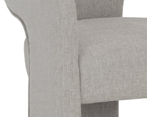 Sunpan Isidore Dining Chair - Contemporary Elegance with Curved Backrest and Clean Lines for Stylish Comfort Ernst Sandstone
