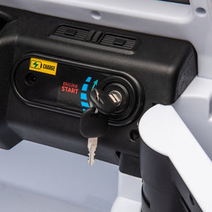 English Elm Licensed Land Rover Defender Ride on Car 24v Dual Motor with Parental Remote White W1578P339064