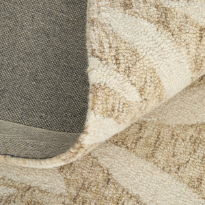 Feizy Rugs Wallace Hand-tufted Wool Rug - Durable, Stylish Floral & Botanical Design For Modern Interiors Tan,Ivory Wool Wal8a37fbge000f00