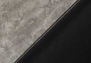 English Elm Computer Desk - Contemporary Grey Laminate Workstation With Sturdy Black Metal Frame, Minimalist Style B2710P219883