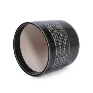 English Elm 3 Pieces Ceramic Flowerpot Set - Modern Handcrafted Planters For Indoor/Outdoor Elegance & Style W3273P322258