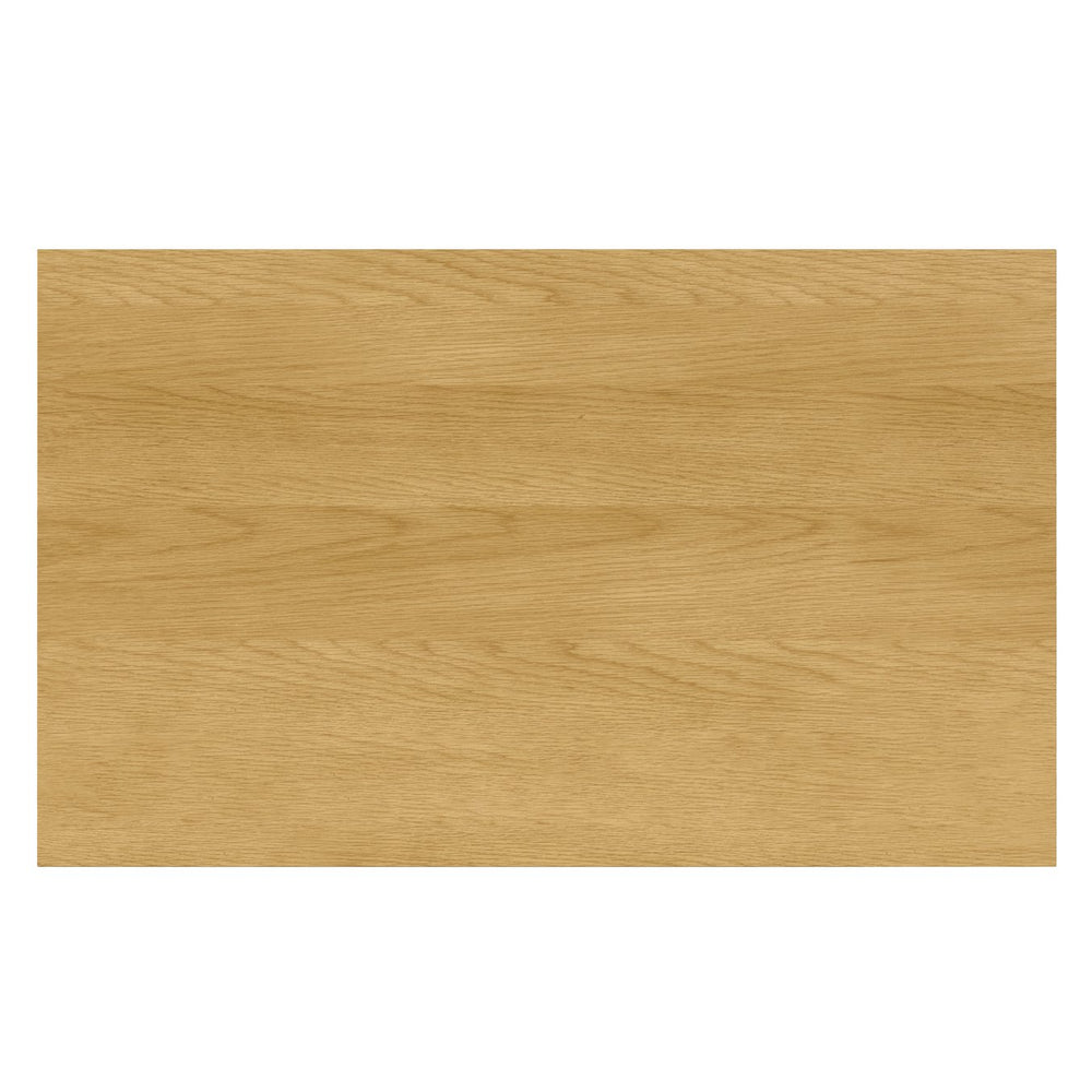 English Elm Lowry Dining Table - Modern Industrial Design With Durable Oak-Veneer Top & Tapered Iron Legs B136P266899