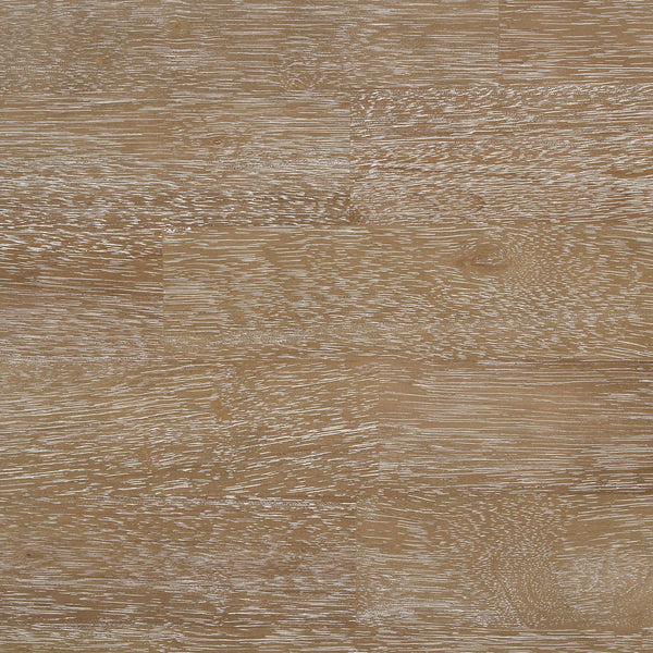 English Elm Malvika Washed Brown Wood Dining Side Chair Set of 2 — Farmhouse Ladderback, Foam-Padded Latte Seats, Sturdy Tapered Legs B062P299792