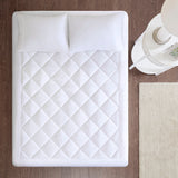 Sleep Philosophy Serenity Casual Deep Pocket Waterproof Mattress Pad BASI16-0180 White