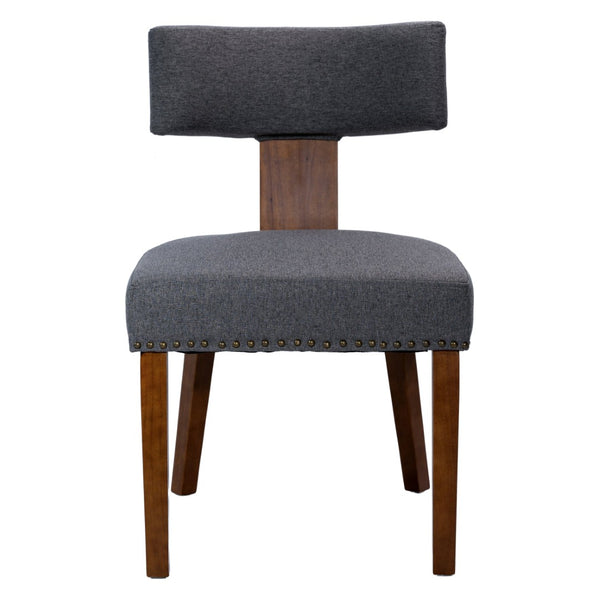 English Elm French Country Barstools Solid Wood Cabriole Legs Upholstered Cushion Set of 2 W1622P411743