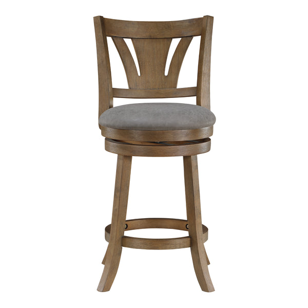 OSP Home Furnishings Miller Counter Stool Dove/Medium Oak