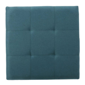 English Elm Tufted Square Ottoman with Hidden Storage Birch Legs Polyester Living Room Seat N757P359740L