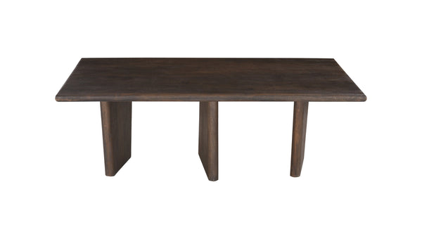 Basset Mirror Lasso Rectangular Cocktail Table - Modern Organic Design In Solid Mango Wood With Antiqued Finish Brown Solid Mango Wood 7811-lr-100