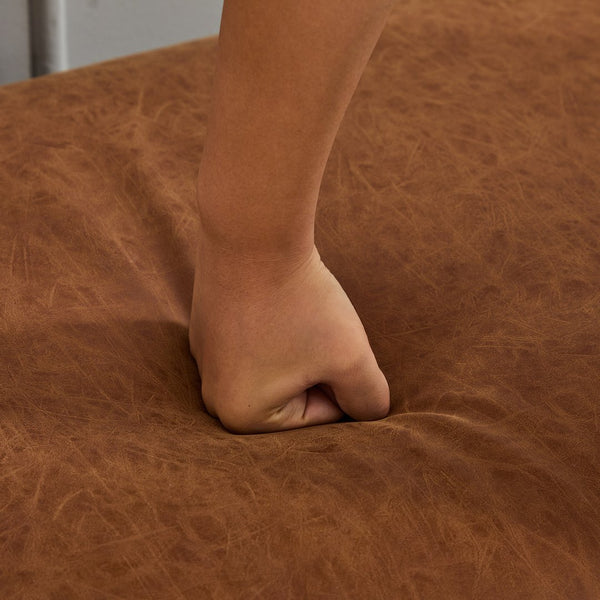 English Elm 66.34"W Elegant Upholstered Bench & Ottoman With Bolster Pillows - Versatile Seating For Home Decor W3188S00017