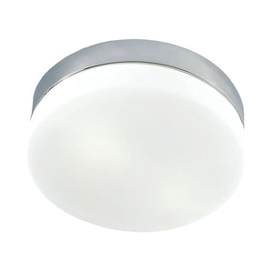 9'' Wide 1-Light Flush Mount - Satin Nickel - Includes LED Bulb 7811FM/22-LED Elk Lighting