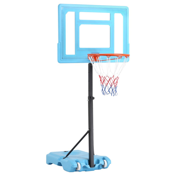 English Elm Soozier Poolside Basketball Hoop Adjustable Steel Frame with Fillable Weighted Base W2225P229360