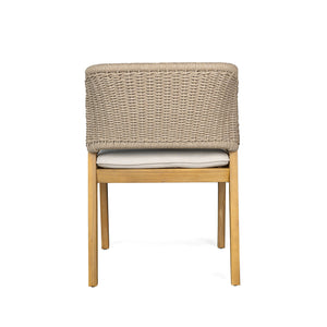 English Elm Christopher Knight Home® - Dining Rope-Backrest Chair Set of 2 with Removable Cushions, Acacia Wood Frame, Non-Slip Pads, Straps N779P210772L