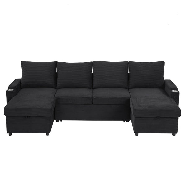 English Elm Swivel Barrel Accent Chair Chenille Tufted Round Club Seat for Living Room Lounge Black N719S002190B