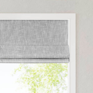 English Elm 1-piece Cordless Roman Shade Linen Look Blackout Polyester Viscose Bedroom Window B035P437524