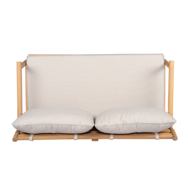 English Elm Christopher Knight Home® - Patio Acacia Wood Loveseat Sofa With Water-Resistant Cushions For Durable Outdoor Comfort N772P262273B