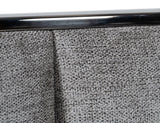 VIG Furniture Modrest Buckley - Modern Grey & Black Stainless Steel Bed VGVC2003-BED1