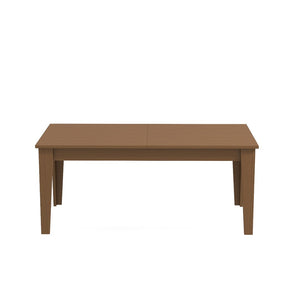 English Elm Dining Table Extendable Woodgrain Melamine Top Seats up to Ten Open Plan Kitchen Oak W331S00207