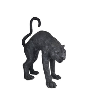 Standing Black Panther Bronze