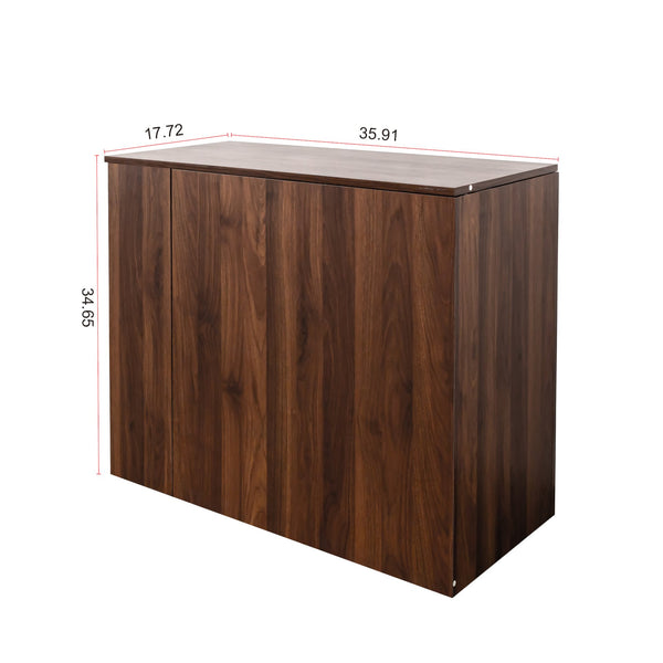 English Elm Computer Corner Desk with Drawers & Foldable Extendable Table, Large Storage Shelves for Home Office W331P297437