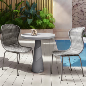 English Elm Christopher Knight Home® - BOHO Grey Rattan Chairs N776P268036G