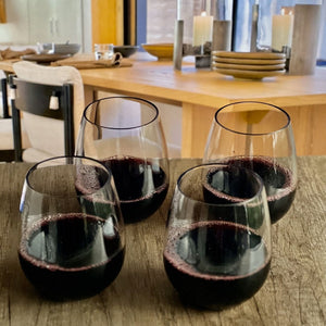 English Elm Oval Halo Tritan Drinking Glasses Set Of 4 - 18Oz Shatterproof Tumblers For Poolside & Parties B095120357-GIGA