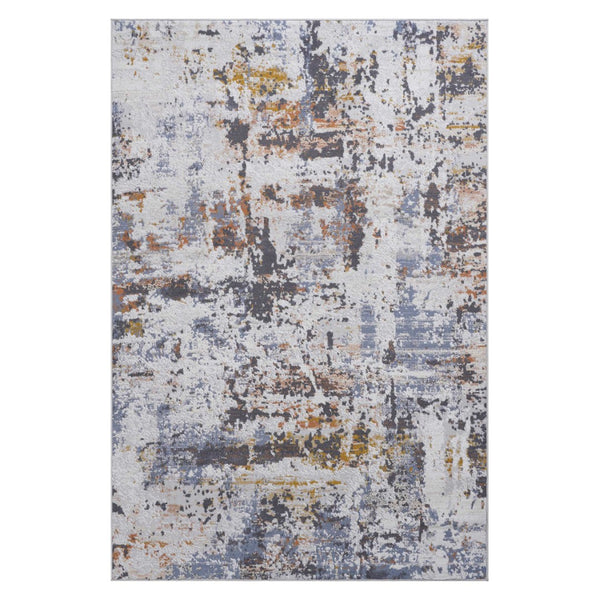 English Elm Payas 6X9 Abstract Area Rug In Ivory & Navy – Stylish, Durable, Modern Decor For Every Home B189P183558-GIGA