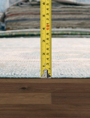 Pasargad Home Turkish Oushak Hand-Knotted Wool Area Rug - Elegant Floral Design 9'5" x 12'11"