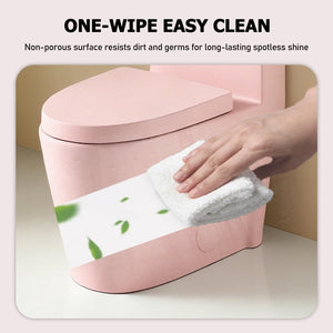 English Elm One-piece Elongated Porcelain Toilet Dual Flush Ada Comfort Height Soft Close Seat W1920P425616