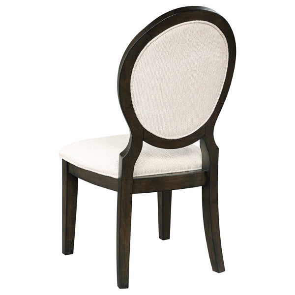 English Elm Fulton Neoclassical Round Pedestal Dining Set Seats Four with Built-in Storage B062S01682
