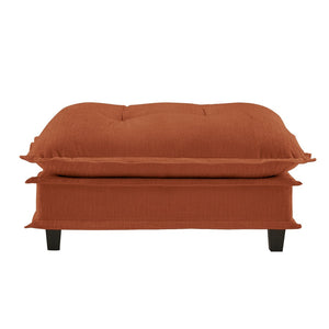 English Elm 73 Chenille Modular Sectional Sofa Deep Seat Cushions Casual Luxe Living Room Orange W714P448405