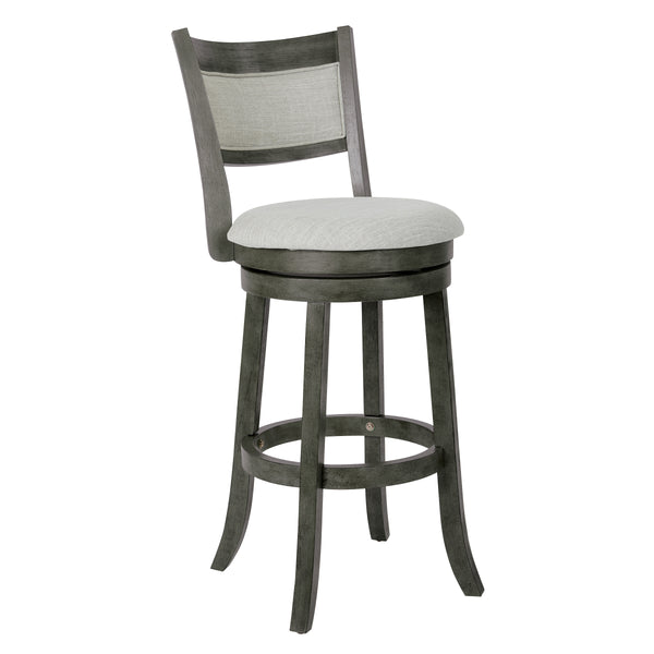 OSP Home Furnishings Swivel Stool 30" Grey
