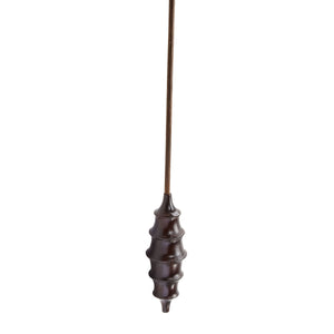 Chocolate Hand-Carved Cocoon Stalk 784082 Elk Home