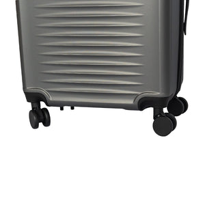 English Elm 2025 Hardshell Abs Luggage Set with Spinner Wheels and Built-in Lock for Secure Travel Gray W2710P453976