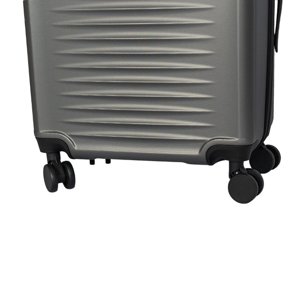 English Elm 2025 Hardshell Abs Luggage Set with Spinner Wheels and Built-in Lock for Secure Travel Gray W2710P453976