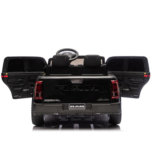 English Elm 24v Licensed Dodge Ram 2500 Kids Ride on Truck with Remote and 4-wheel Suspension W1578P305880