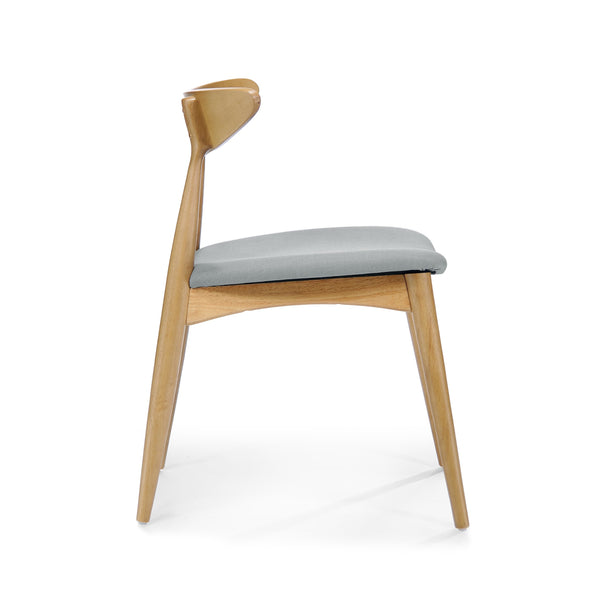 English Elm Christopher Knight Home® - Set Of 2 Retro-Inspired Rubberwood Chairs With Ergonomic Support & Plush Cushions For Comfort N759P307037B