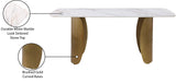 Niya White Dining Table 785-T Meridian Furniture